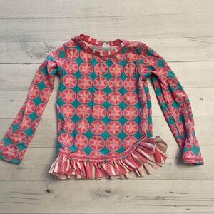 Ruffle butts‎ girls swim rashguard 4T